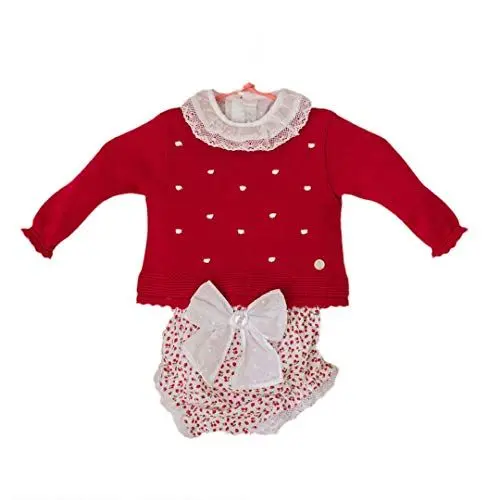 Produktbild: DOLCE PETIT - Baby-Pullover für Kinder., 5682-25-2007-J-ROJO-6M, Rot, 5682-25-2007-J-ROJO-6M 6 Monate