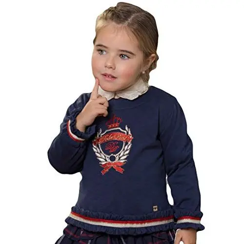 Produktbild: DOLCE PETIT - Mädchen Sweatshirt, Marineblau, 12
