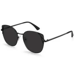 Produktbild: Dollger Cat Eye Sonnenbrille für Frauen Übergroße Trendy Retro Cateye Sonnenbrille UV400 Schutz,Schwarz