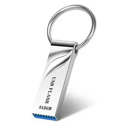 Produktbild: dolrun USB Stick 3.0 512GB - Speicherstick USB-Stick Metall Datenspeicher USB-Flash-Laufwerk mit Schlüsselring USB 3.0 für Laptop, PC, Computer, Auto