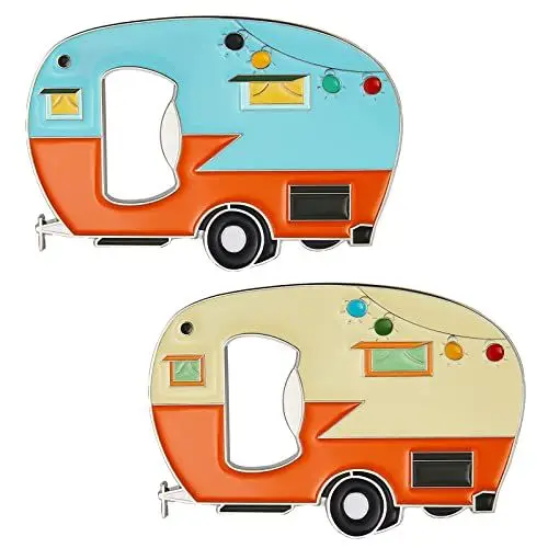 Produktbild: Domemit Flaschenöffner Magnetisch Kühlschrank, Flaschenöffner Bier, Bierflaschenöffner Lustig, Camping Gadgets Wohnwagen, Wohnmobil Geschenke, Einzigartige Bier Geschenke für ihn, Männer