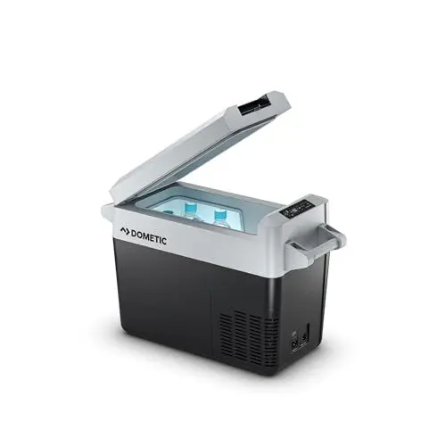Produktbild: DOMETIC CFF 20 - Tragbare Kompressor Kühlbox 21L - 12/24V 220/240V - Kühlung bis –18 °C - Elektrische Kühlbox, Gefrierbox Auto, LKW, Boot, Reisemobil, Gray