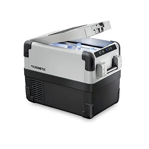 Produktbild: DOMETIC CFX 28, Kompressor-Kühlbox elektrisch, 26 Liter, mit USB-Anschluss, 12/24 V und 230 V, Kühlung bis -22 °C, für Auto, Lkw, Boot, Reisemobil und Steckdose, Grau