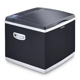Produktbild: DOMETIC CK 40D Kompressor-Kühlbox Hybrid - Gefrierbox, 40 Liter, 12 V und 230V, Mini-Kühlschrank für Auto, Reise-Mobil und Camping, Schwarz/Grau