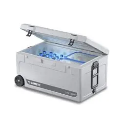 Produktbild: DOMETIC Cool-Ice CI 85W, tragbare Passiv-Kühlbox / Eisbox mit Rollen und Griff, 86 Liter, für Auto, Lkw, Boot und Camping, Ideal für Angler und Jäger, 52.5 x 43.2 x 84cm