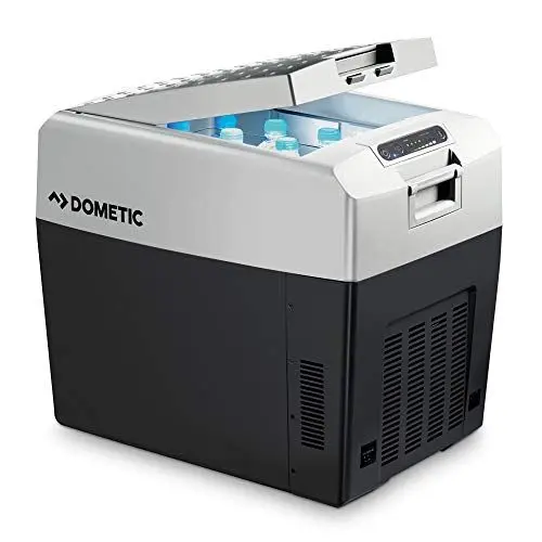 Produktbild: DOMETIC Tropicool TCX 35 - tragbare elektrische Kühlbox, 33 Liter, 12/24 V und 230 V für Auto, LKW, Boot, Reisemobil und Steckdose, Grau