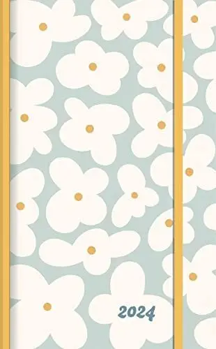 Produktbild: Dominique Vari Blossom - Wochen-Notizkalender groß 2024 - Taschen-Kalender 13x21 cm - mit Verschlussband & Falttasche - Weekly