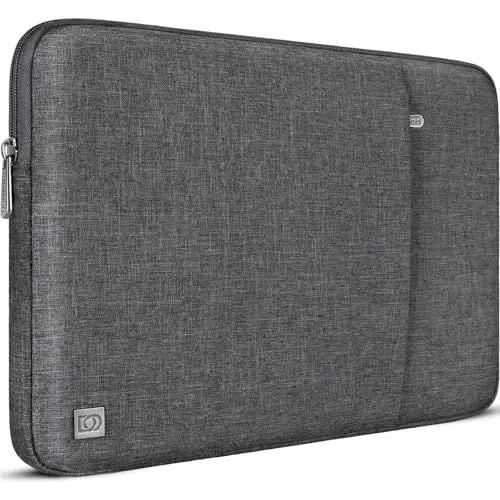 Produktbild: DOMISO Laptoptasche 15,6 Zoll Laptop Hülle Tasche Kompatibel mit 16 Zoll MacBook Pro M4/M3/M2/M1 Pro/Max A3403 A3186 A2991 A2780 A2485 A2141,Wasserabweisend Laptophülle Sleeve,Dunkelgrau