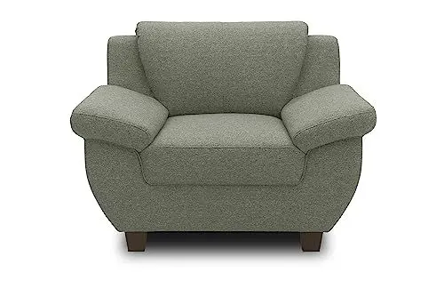 Produktbild: DOMO. collection Sessel Panama, Polstersessel, Einzelsessel, Sofa Garnitur, 3-2-1 Sessel, 91 x 108 x 80 cm (TxBxH), grün