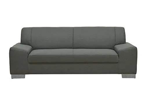 Produktbild: DOMO. collection Sofa Alisson, 3er Couch, 3-Sitzer, 3er Garnitur, Polstergarnitur 199 x 83 x 75 cm (BxTxH), in grau