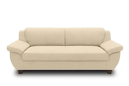 Produktbild: DOMO. collection Sofa Panama, 3-Sitzer, 3er Couch, Garnitur, 3-2-1 Sofa, 91 x 207 x 80 cm (BxTxH), beige