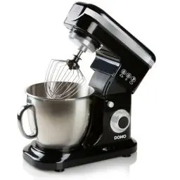 Produktbild: Domo DO1023KR Küchenmaschine 6 l - 1200 W - schwarz/silber