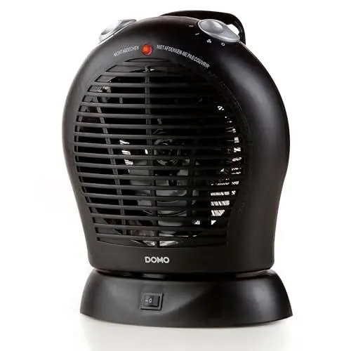 Produktbild: DOMO DO7324F Heizlüfter oszillierend - mit Ventilatorfunktion - 2000 W - schwarz