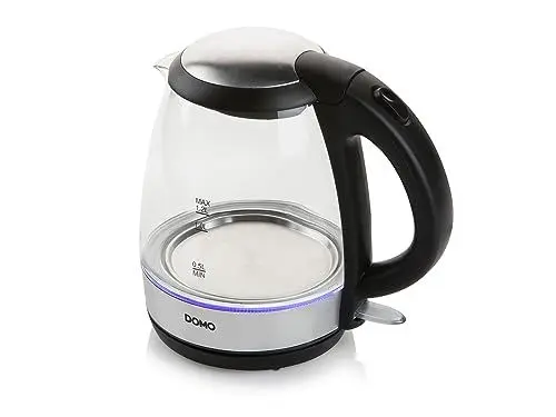 Produktbild: DOMO DO9218WK Wasserkocher - 1,2 L - Glas + Edelstahl