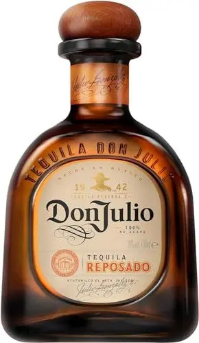 Produktbild: Don Julio Reposado, Premium Tequila aus Jalisco, Mexiko, 100 % blaue Agave, 8 Monate im Eichenfass gereift, pur, als Paloma- und Margarita-Cocktail, 38 % vol, Einzelflasche, 700 ml