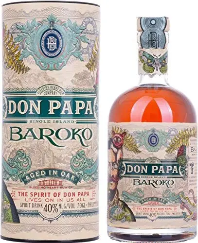 Produktbild: Don Papa BAROKO 40% Vol. 0,7l in Geschenkbox