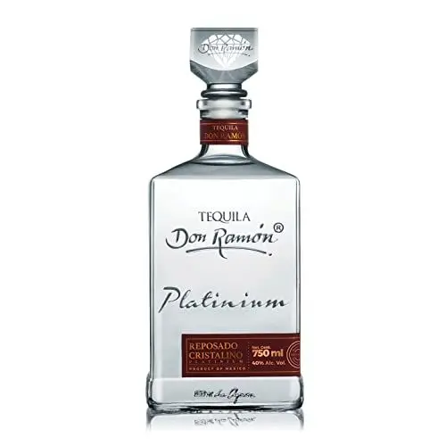 Produktbild: Don Ramón Platinum Reposado Cristalino 100% Agave 35% Vol. 0,7l in Geschenkbox
