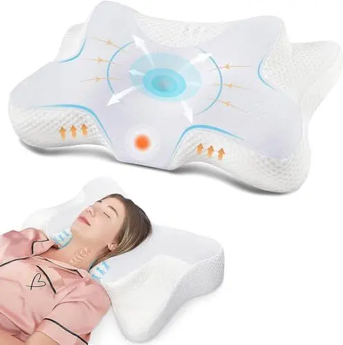 Produktbild: DONAMA Nackenkissen Kopfkissen Memory Foam Kissen,Schlafkissen für Seiten Rücken & Bauchschläfer