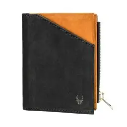 Produktbild: DONBOLSO Herren Leder Slim Wallet mit Münzfach - Herren Front Pocket Wallet - Minimalistische Brieftasche RFID-Blockierung Karteninhaber - Leder Bifold Slim Wallet für Männer mit schönen Geschenk-Box