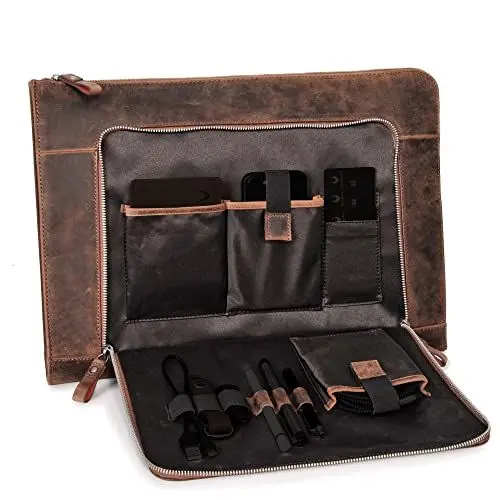 Produktbild: DONBOLSO® Notebook Sleeve London Leder für Damen und Herren