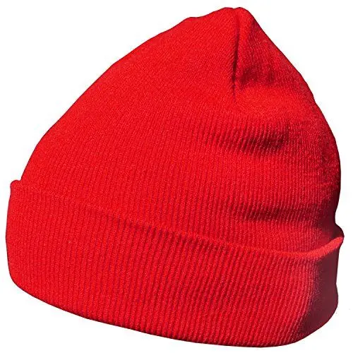 Produktbild: DonDon Mütze Herren Mütze Damen Wintermütze Beanie klassisches Design rot