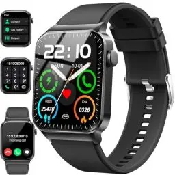Produktbild: Donerton Smartwatch Herren Damen mit Telefonfunktion/Message Reminder, 1,85