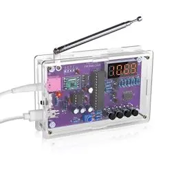 Produktbild: DONGKER FM Radio Kits, Lötprojekte DIY Elektronik Kits Digitalradio Lötübungs Kit Drahtloser Empfänger zum Lernen und Lehren (Mit 3,5mm Kopfhöreranschluss Radio)