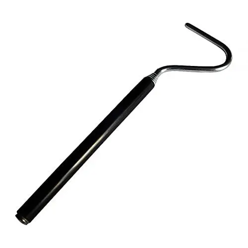 Produktbild: DONGKER Snake Capture Hook, 19,5-66cm Ausziehbarer Schlangenfänger, Teleskop Schlangenhakenaus Edelstahl für Haustierschlangen unter 2 Pfund zu Fangen, wie Kornnattern, Königsnattern usw.
