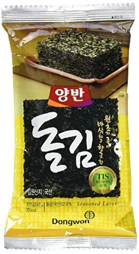 Produktbild: Dongwon Seetang, geröstet, gewürzt, 3er Pack (8 x 3,5 g Packung)
