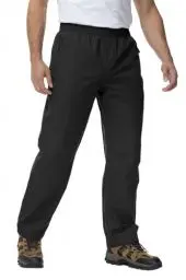 Produktbild: donhobo Herren Hose Wasserdicht Regenhose Leichte Winddichte Fahrrad für Outdoor Mesh Atmungsaktiv Arbeitshose Fahrradhose Wanderhose, Schwarz, XL