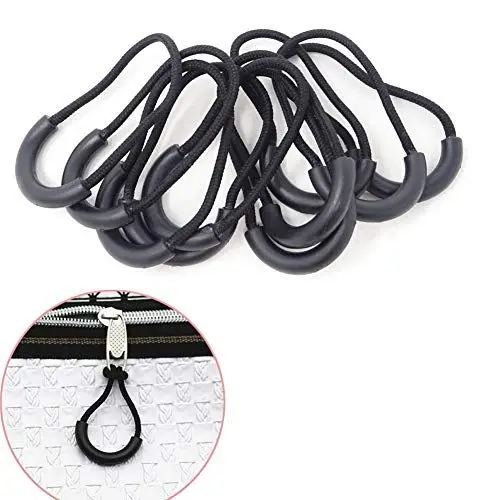 Produktbild: DonLeeving WG98 U-zipper head pull tail rope, Acrylic, schwarz 1