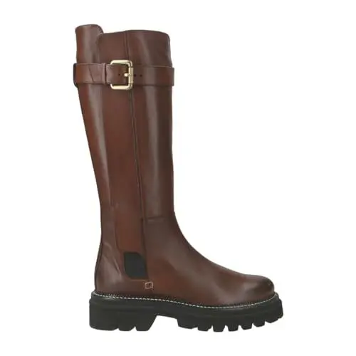 Produktbild: Donna Carolina Stiefel Cleo Mogano, Glattleder, Braun, Damen EU 39