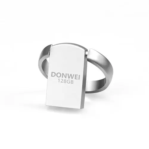 Produktbild: DONWEI Mini USB-Stick 128GB, USB 2.0 Klein, Speicherstick für PC, Laptop, Computer, Tablet, Autoradio, Car Geräte Externer