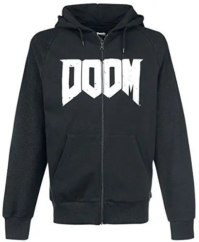 Produktbild: DOOM Hoodie -XL- Logo, schwarz