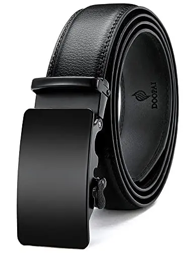 Produktbild: DOOPAI Automatik Gürtel Herren Schwarz, Ratsche Gürtel Herren Automatik, Automatik Gürtel für Männer 115cm