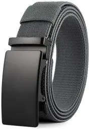 Produktbild: DOOPAI Elastischer Gürtel Herren Stretchgürtel Herren Gürtel Grau 115cm