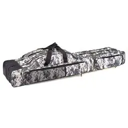 Produktbild: doorslay 3-lagige Angeltasche, Tragbar Angeltasche Rutentasch, Faltbar Angelrutentaschen, Rutentasche Rod Case für Angelruten, Angelgerät Reise-Aufbewahrungstasche, 120/150 cm(optional)