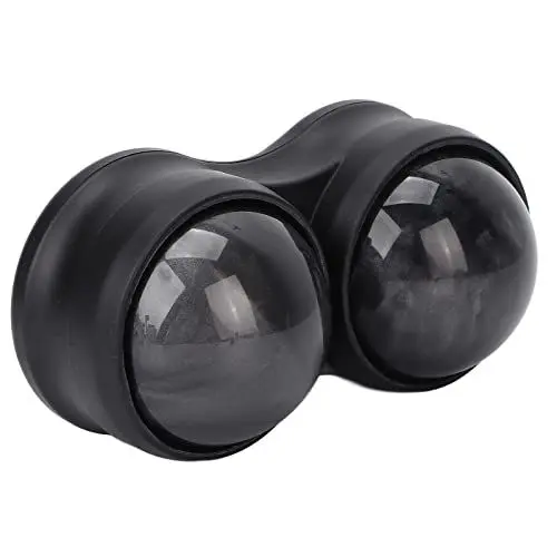 Produktbild: Doppel-Massageball, Myofaszialer Tiefengewebe-Mobilitäts-Therapieball, Selbstschmerzlinderung, Rückenrolle für Schmerzende Muskelgelenkschmerzen(Schwarz)