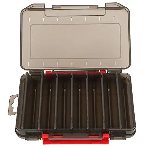 Produktbild: Tackle Box, Doppelseitige Tackle Box, Doppelseitige Angelköder-Aufbewahrungsbox, Behälter, Angelgerät, Angelbox, Köderbox, Koffer, Zubehör L