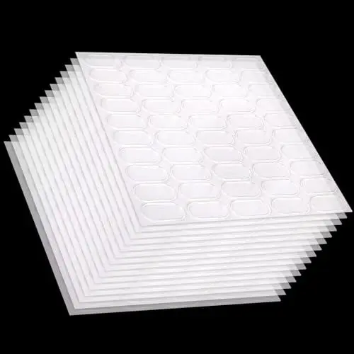 Produktbild: Doppelseitige Klebepads Transparent Extra Stark 600 STK Klein Klebepunkte Doppelseitig Selbstklebende Klar Poster Kleber Foto Klebepads