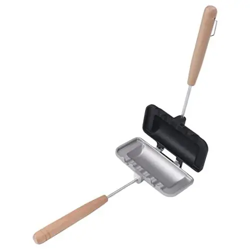 Produktbild: Doppelseitige Sandwich-Backform, Sandwich-Pfanne Sandwich Toaster Bratpfanne Doppelpfanne Sandwich Maker Wendepfanne Antihaftbeschichteter Hot Dog Sandwich
