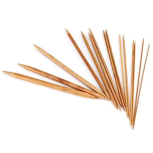 Produktbild: Doppelspitziges Stricknadel-Set, Häkelnadeln, Stricknadeln, Stricknadel-Set, Häkelnadel-Set für Handgefertigte, Kreative DIY-Strickgarn-Projekte, 15 Größen von 2 Mm Bis