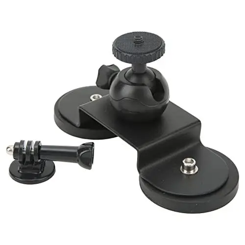 Produktbild: Doppelter Saugnapf-Magnet-Kamera- und Telefonhalter-Kamerazubehör für Action-Kamera und Smartphone