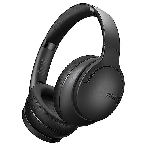 Produktbild: DOQAUS Bluetooth Kopfhörer Over-Ear (Bis zu 90 Std) Kopfhörer Kabellos Bluetooth mit 3 EQ-Modi, HiFi-Stereo Faltbares Bluetooth 5.3 Wireless Headphones für Reisen/Büro/Handy/PC (Schwarz)