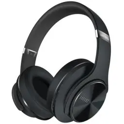 Produktbild: DOQAUS Bluetooth Kopfhörer Over Ear, Bis zu 90 Std Kopfhörer Kabellos mit 3 EQ-Modi,Dual 40mm Treiber, Memory-Protein Ohrpolster und Integriertem Mikrofon für Smartphone/PC(Verbesserte)