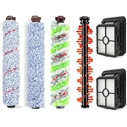 Produktbild: Doremi Zubehör 3-In-1, 1 Mehrzweck-Hauptbürste +1 Haustier-Rollbürste +1 Teppichbürste +1 Bodenbürste +2 Filter für Bissell CrossWave 1866 1785 2052 1713 2225 Staubsauger