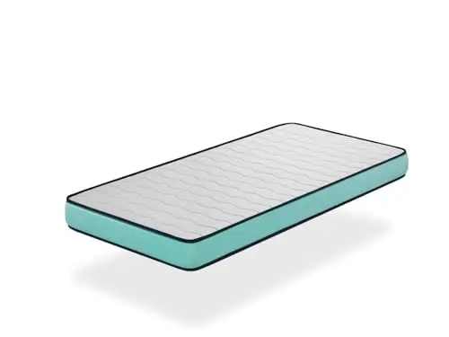 Produktbild: DORMISSIMO Matratze 80X160x14 KINDER Matratze H2 - ergonomisch - atmungsaktiv - Gedächtnis. Ideal für Ausziehbetten