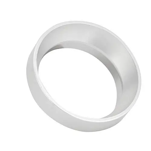 Produktbild: Dosierring Trichter Pulverfänger Aluminium Kaffeemaschine Zubehör Pulververteiler Kaffeemaschine 58mm für Cafe Machine Office (Silber)