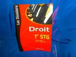 Produktbild: DOSSIERS DROIT 1RE STG ED 2009