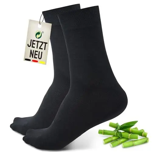 Produktbild: DOST Bambus Socken 43-46 schwarz